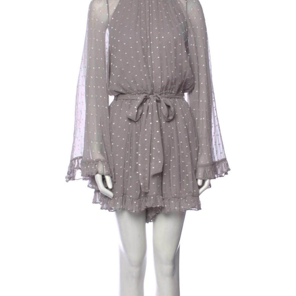 Zimmermann Silk Lace Dotted Romper - 2